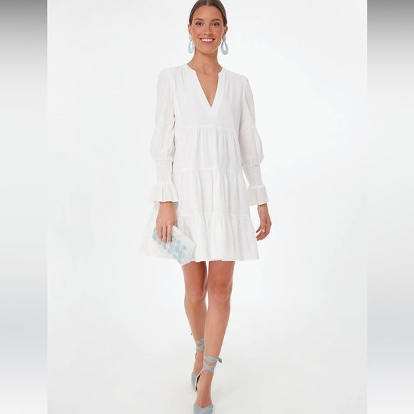 NWT Tuckernuck Pomander Place White Swiss Dot Kenzo Dress - Picture 2 of 12